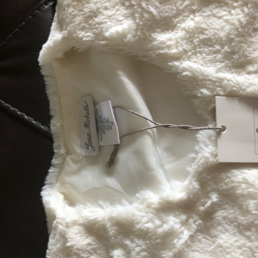 Girls toddler fuzzy casual vest